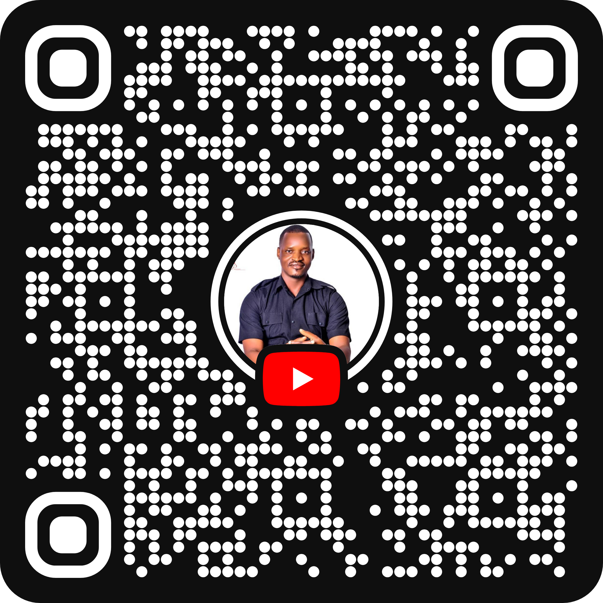 Scan to watch Gen Bigirwa Moses on YouTube